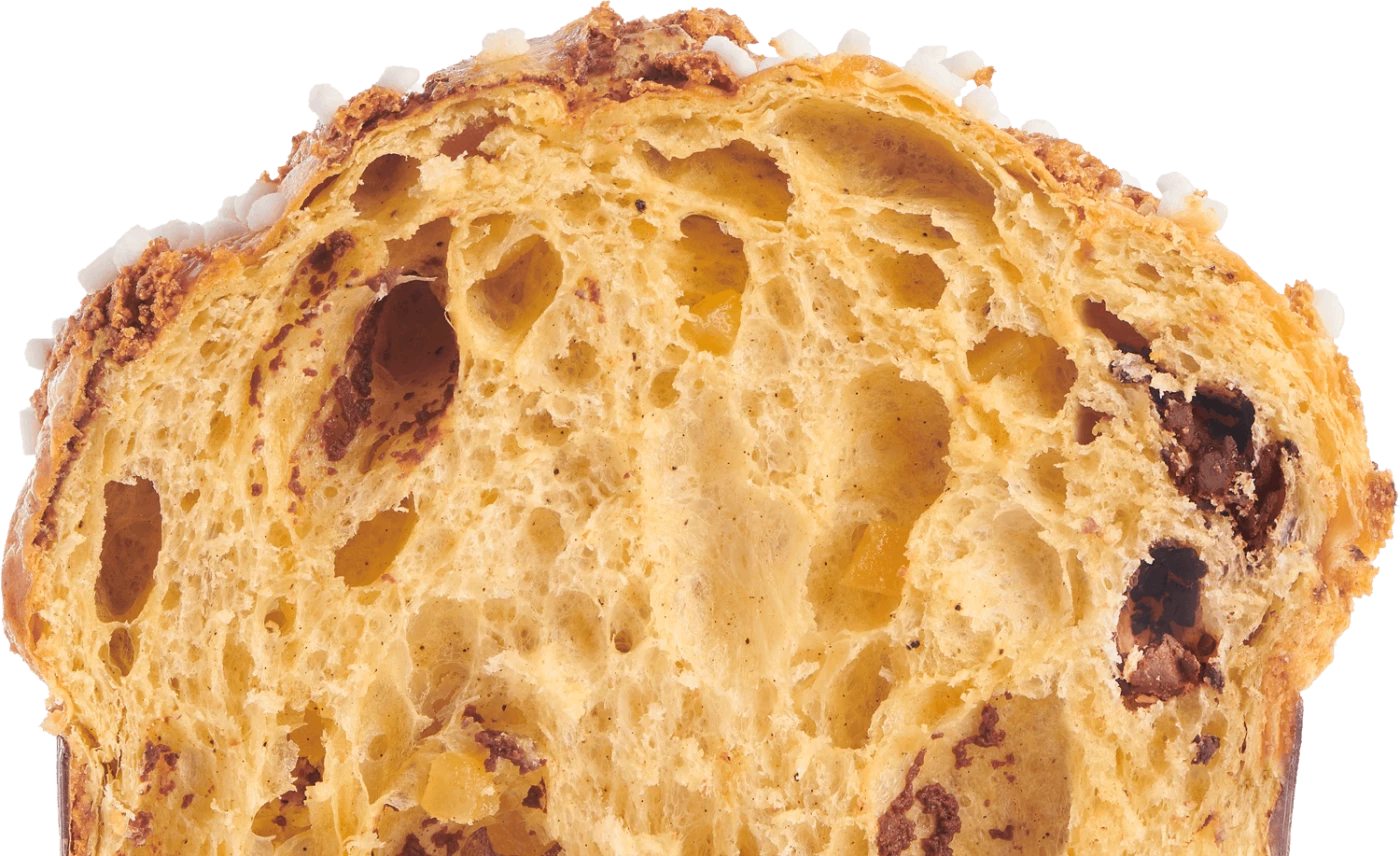 Un panettone  qui sort du four...
